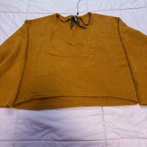 NAADAM 100% cashmere Women's Mustard sweater sz M
